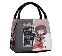 Anekke | Sac Repas Petit Format Mademoiselle | Petite glacière Lunch Box Femme Originale | 23 x 19 x 16 cm | Multicolore