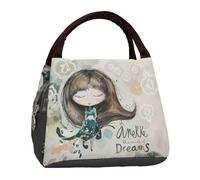 Anekke | Sac Repas Petit Format Real | Petite glacière Lunch Box Femme Originale | 23 x 19 x 16 cm | Multicolore