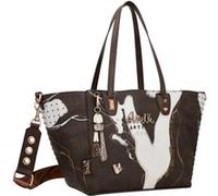 Anekke - Sac shopper anses courtes "Shodo" - marron - 10926