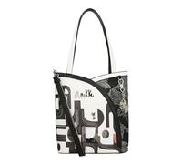 Anekke - Sac Shopper pour femme - Sac en polyester avec 2 poignées et bandoulière - Fermeture éclair - Accessoires et accessoires pour femme - Dimensions 25 x 30 x 13 cm, multicolore, 25x30x13 cm