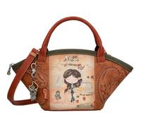 Anekke - Sac Shopper pour femme - Sac en polyester avec 2 poignées et bandoulière - Fermeture éclair - Accessoires et accessoires pour femme - Dimensions 41 x 19 x 13 cm, multicolore