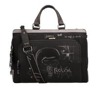 Anekke serviette sac d'ordinateur portable pour ordinateur portable Iron Briefcase Multicolor noir