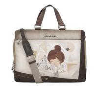 Anekke Porte-documents PC femme Sophia 13577 – Compartiment PC – 39 x 31 x 7 cm – Multicolore