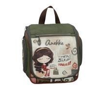 Anekke | Trousse de Toilette Femme Muse | Trousse de Voyage Femme Grand Format en Polyester avec Attache | 21 x 24 x 8 cm | Multicolore