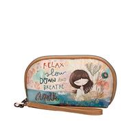 Anekke Trousse pour femme Taille moyenne Trousse en similicuir avec poignée à main, poche et fermeture éclair Collection Mediterranean Accessoires et accessoires pour femme 19x12x5 cm,