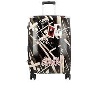 Anekke | Valise soute M extensible Mademoiselle | Bagage femme 4 roues design original | 66 x 43 x 24 cm | 57L | Multicolore