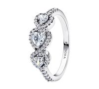 Pandora Bague Trilogie Cœur Halo Argent Sterling 925 Taille 50