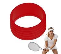 Anello in gomma per racchetta da tennis | Anello di tenuta in gomma riutilizzabile per racchetta da tennis,Overgrip per racchette da tennis, impugnatura da badminton per racchette da tennis