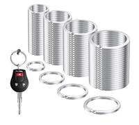 Anello Portachiavi Premium - Anelli portachiavi robusti e durevoli in acciaio inox, con 4 diverse dimensioni per tutte le esigenze quotidiane