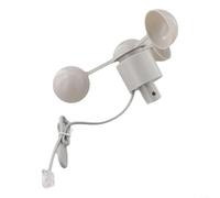 Anemometer WH-SP-WS01 Capteur de vitesse du vent de rechange pour stations météorologiques en plastique blanc Instrument de mesure pour une détection précise de la force du vent dans les applications
