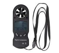 Anémomètre, Anémomètre numérique, 3-en-1 mini-thermo-hygromètre numérique multifonctionnel Thermomètre-hygromètre à anémomètre numérique Anemometre Exterieur Anemometre Portable