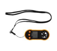 Anémomètre Compact en Plastique Numérique Orange Portatif 1 PC