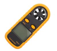 Anémomètre de Poche Jaune Portable pour Vitesse du Vent en Randonnée | Mesure Précise à Modes Multiples, Plastique et Métal, Léger, pour Surf et Suivi D’air