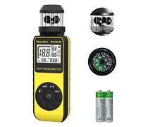 Anémomètre de poche RQ-881M Anémomètre à main Mise à jour de l'anémomètre avec rotation à 360° Toute direction de vent pour mesurer la vitesse du vent, la température avec rétro-éclairage LCD