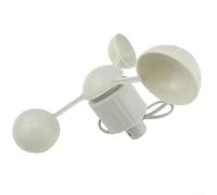 Anémomètre de rechange pour instrument de mesure WH-WS01, compatible avec stations météo professionnelles et équipements météorologiques, blanc