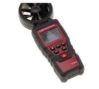 Anémomètre digital mesure vitesse du vent en ms, km/h, beaufort, mile par heure