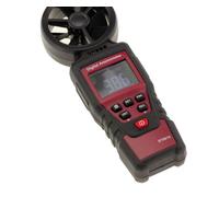 Anémomètre digital portable, mesure de la vitesse du vent en différentes unités ms, kmh, beaufort, mile par heure ...