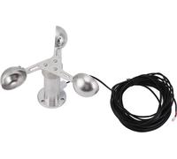 Anémomètre en alliage d'aluminium, capteur de surveillance de la vitesse du vent, 3 tasses, capteur de vitesse du vent, anémomètre, 0-3,8 V