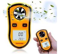 Anémomètre FISHTEC digital - Vitesse du Vent + Température + Echelle de Beaufort Orange G