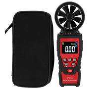 Anémomètre HT625B portable avec écran LCD USB Mesure numérique Vitesse du vent Volume d'air pour la production d'énergie éolienne Mesure nautique Détection de l'environnement