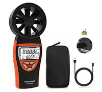 Anémomètre Numérique,0.3~30m/s,Anémomètre portatif pour la navigation, la compétition de voile,diverses industries de fabrication de ventilateurs,rétention de données,rétroéclairage LCD