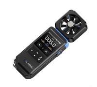 Anémomètre numérique 3 en 1 pour FAM-02 - Compteur de vitesse du vent portable avec jauge de température et d'humidité, enregistrement de courbes, alarme sonore et vibratoire pour tests industriels