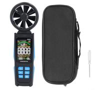 Anémomètre numérique AM620 avec capteur rotatif à 180 °, écran LCD rétroéclairé pour la température, l'humidité et le point de rosée en m/s, km/h, nœuds