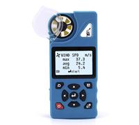 Anémomètre Numérique, Anémomètre Portable, 7 Modes De Mesure : Volume d'air, Température, Humidité, Etc., Stockage De 8 000 Groupes De Données, pour Stations Météo
