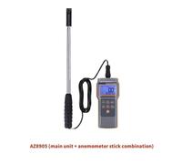Anémomètre numérique AZ8905, testeur de point de rosée, de température et d'humidité du bulbe humide, de vitesse du vent et de sortie de conduit de climatisation