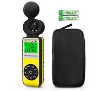 Anémomètre Numérique,Compteur de Vitesse du Vent Chaleur Stress WBGT Tracker,Mesurer de Vitesse du Vent/Température/Humidité,Anemometre Jauge de Vitesse du Vent pour l'industrie(INFURIDER YF-881W)