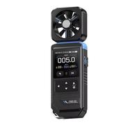 Anémomètre numérique, FAM-02 Anémomètre professionnel Instruments de mesure la vitesse du vent 3 en 1 Thermomètre haute précision portable