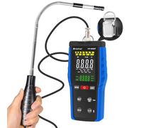 Anémomètre numérique HOLDPEAK avec capteur Hotline rétractable, compteur de vitesse du vent pour la vitesse de flux d’air de haute précision et la mesure de la température, pour la voile, HVAC