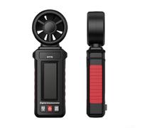 Anémomètre numérique HT76 Plage de mesure 0,7-30 m/s Compteur de vitesse du vent pour la météorologie pour les outils de mesure du vent et de la météo