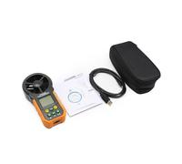 Anémomètre numérique MS6252A MS6252B, compteur de vitesse du vent, testeur débit d'air, Volume, température ambiante, humidité, USB(MS6252B)