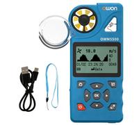 Anémomètre Numérique OWON OWM5500 : Outil HVAC Portatif Pour Le Débit D'air CFM, La Mesure De La Vitesse Du Vent, La Température Et La Surveillance De L'humidité Avec Synchronisation USB Sur PC.