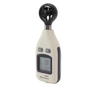 Anémomètre numérique portable et thermomètre, écran LCD, jauge de débit de vent, affichage multi-unités pour la surveillance météo, voile, camping, blanc