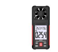 Anémomètre numérique portable GD155 for la mesure de la vitesse du vent et de la température, avec écran LCD rétroéclairé.