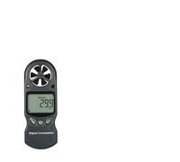 Anémomètre numérique portable Vitesse du vent/Température/Humidité/Refroidissement éolien/Point de rosée/Pression barométrique