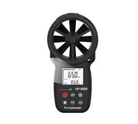 Anémomètre numérique portatif, HP-866B mesure la température de la vitesse du vent et le refroidissement éolien avec un débitmètre d'air à affichage rétroéclairé