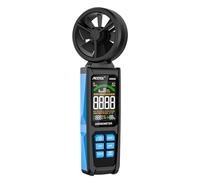 Anémomètre Portable Haute Précision, 8 Lames, Double Palier, Grand Écran LCD Rétroéclairé - Mesures Multiples, Capteur Sensible, Idéal pour Vent, Industrie et Météorologie