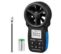 Anémomètre Portable INFURIDER YF-866A Anemometres Numérique Mètre Jauge de Vent Haute Précision, Température du Vent/Vitesse du Vent de Mètre, Compteur Anémomètre Vitesse avec Connexion USB
