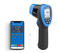 Anémomètre, Thermomètre infrarouge numérique sans contact -58℉~1472℉ avec Bluetooth for une lecture instantanée en CVC