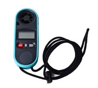 Anémomètre Thermomètre Portable, LCD Rétroéclairé, Mesure Vitesse Vent et Température, Précis et Compact - Écran Lumineux, Fonction Auto Arrêt, Usage Domestique et Industriel