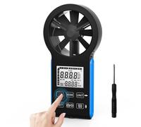 Anémomètres, Anémomètre numérique intelligent, anémomètre Bluetooth, débit d'air, altitude CFM, pression barométrique