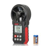 Anemómetro de mano, medidor digital de velocidad del viento CFM Tester de velocidad del flujo de aire para HVAC Shooting Drone, Wind Chill, 14℉-113℉ Temperatura del viento (WT87A)