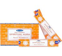 Anemone - Encens SATYA - Bâtonnets d'Encens Naturels - Boîtes de 15g (Aura Spirituelle, 12 Boîtes)