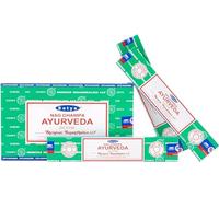 Anemone - Encens SATYA - Bâtonnets d'Encens Naturels - Boîtes de 15g (Ayurveda, 3 Boîtes)