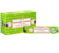 Anemone - Encens SATYA - Bâtonnets d'Encens Naturels - Boîtes de 15g (Ayurveda Traditionnel, 12 Boîtes)