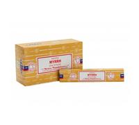 Anemone - Encens SATYA - Bâtonnets d'Encens Naturels - Boîtes de 15g (Myrrhe, 6 Boîtes)
