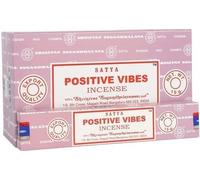 Anemone - Encens SATYA - Bâtonnets d'Encens Naturels - Boîtes de 15g (Positive Vibes, 6 Boîtes)